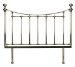 Antique Silver-Effect Headboard