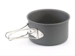 GELERT 0.5L HARD ANODISED ALUMINIUM POT