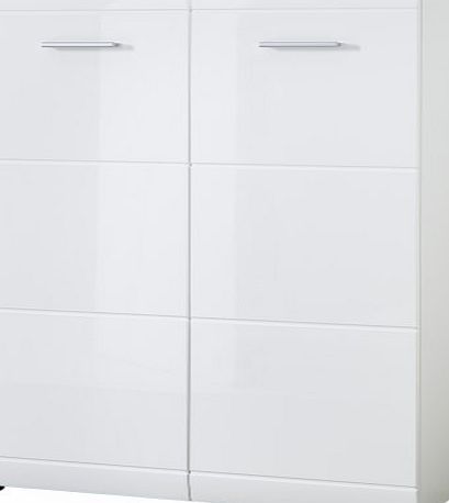 Germania Adana White High Gloss Shoe Cabinet