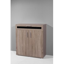 Germania Clark Shoe Cabinet in Dark Oak