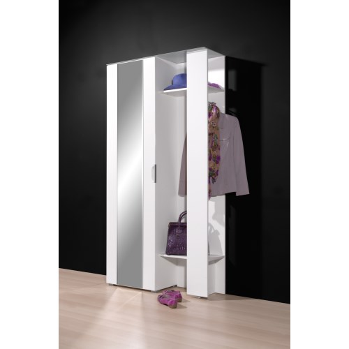 Germania Compact Wardrobe in White