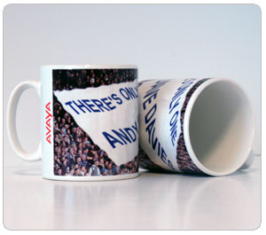 Getting Personal Avaya Personalised Football Mug - Crowd