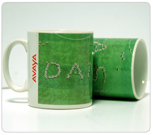 Getting Personal Avaya Personalised Football Mug - Footballs