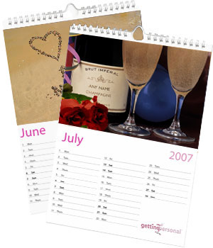 Personalised Anniversary Calendar