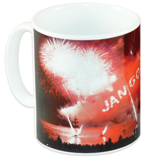 Getting Personal Personalised Fireworks Mug