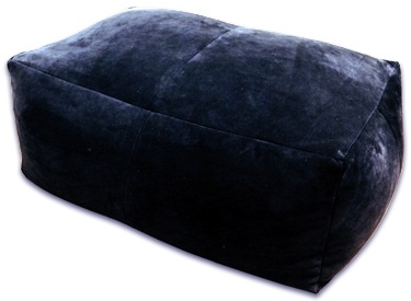 Suede Coffee Cube Bean Bag