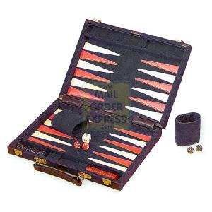 Gibson s Backgammon Executive Suedette black 11