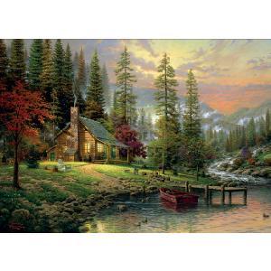 s Thomas Kinkade A Peaceful Retreat 1000 Piece Jigsaw Puzzle