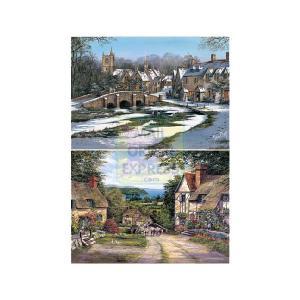 s Village Life 2 x 500 Piece Jigsaw Puzzle