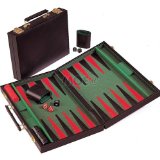 Gibsons Games Backgammon Executive Style Black Vinyl 11