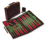 Gibsons Games Backgammon Executive Style Black Vinyl 15