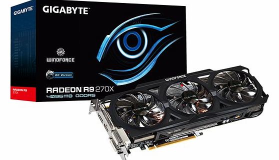 Gigabyte AMD R9 270X OC Graphics Card (4GB, DDR5, PCI-E)