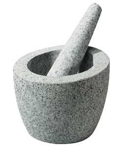 Gino Grey Granite Pestle and Mortar