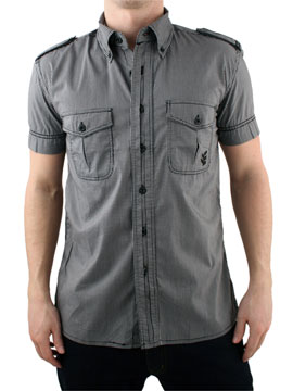 Black/Grey Crack Shirt