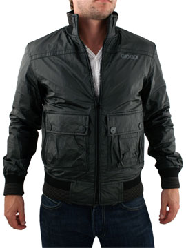 Black Narly Wet Look Jacket