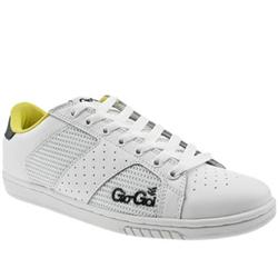 Gio-Goi Male Classic Tennis 2 Summe Leather Upper Fashion Trainers in White