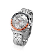 Giorgio Fedon 1919 Orange Stainless Steel Chronograph Watch