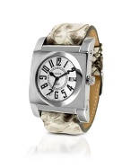 Giovine Domino Sand Python Strap Automatic Dress Watch