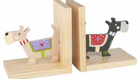 ooden Scottie Dog Book Ends