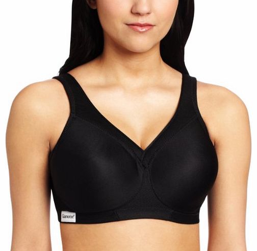 Glamorise 1006 Womens Sports Bra - BLACK, 42E