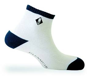 Ladies 2 Pair Glenmuir Hislop Half Cushion Sock Navy / Glacier Blue