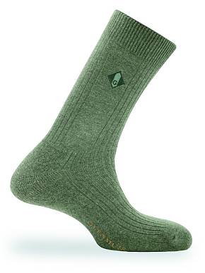 Glenmuir Mens 1 Pair Glenmuir Denton Cushion Rib Sock Dark Stone