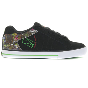 Detour Skate shoe - Black/Stickertoss