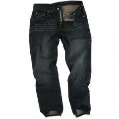 GLOBE Mens GLOBE Greenback Relaxed Fit Jean Black Wash