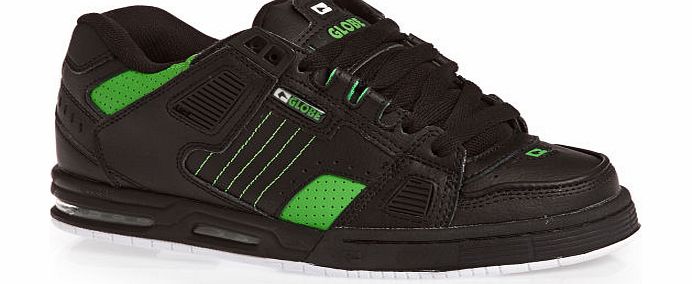 Globe Mens Globe Sabre Trainers - Black/Moto Green