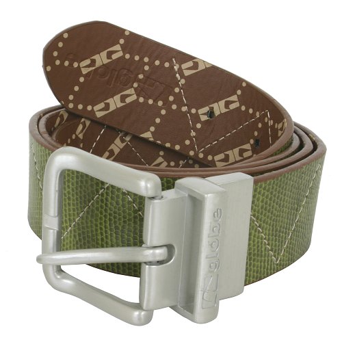 GLOBE Mens GLOBE Two Faced Belt Coffee / Moss