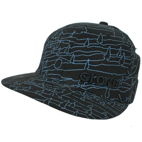 Mens GLOBE Woodland Cap Black