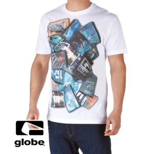 T-Shirts - Globe Luster T-Shirt - White