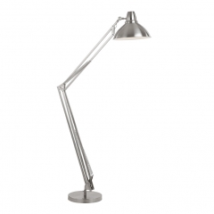 Globo Lighting Winder Nickel Matt Floor Lamp