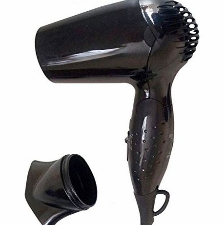 Glory Folding Hairdryer, Travel Hair Dryer 1200W Dual Voltage