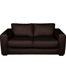 Go Create Torino Leather Sofa Bed - Chocolate