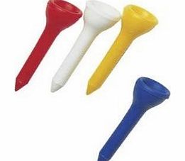  GOLF SHORT PLASTIC TEES. VALUE PACK OF 60.