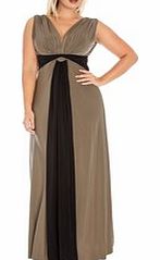 Mocha maxi dress