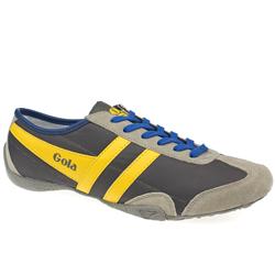 Gola Male Capital Fabric Upper Fashion Trainers in Grey, Khaki