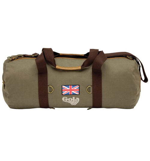 Gola Vintage Style Washed Khaki Finney Canvas Barrel