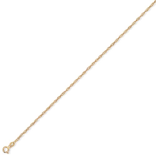 9ct Yellow Gold Supertwist Singapore Chain- 20 Inch / 51cm