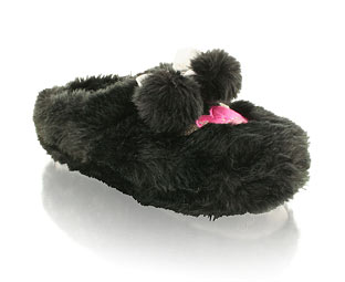 Goldigga Faux Fur Mule Slipper