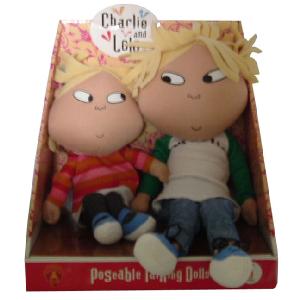 Golden Bear Charlie and Lola Talking Dolls