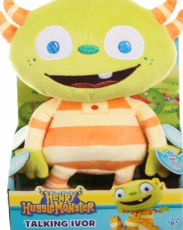 Golden Bear henry hugglemonster talking ivor soft toy