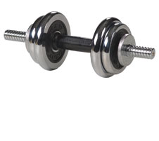 Golds 23.6kg Chrome Dumbbell Kit