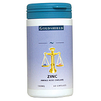 Goldshield Zinc 100mg 60 capsules