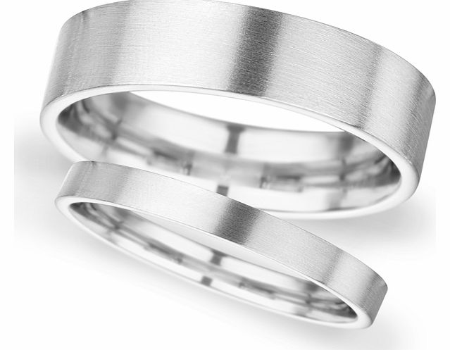 2mm D Shape Standard Matt Finished Wedding Ring