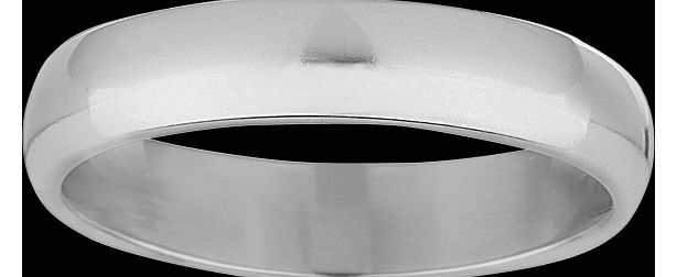 Goldsmiths 5mm gents heavy court wedding ring in 18 carat