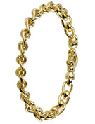 9ct yellow gold curb bracelet