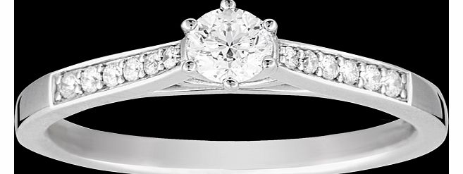 Goldsmiths Brilliant Cut 0.33 Total Carat Weight Solitaire