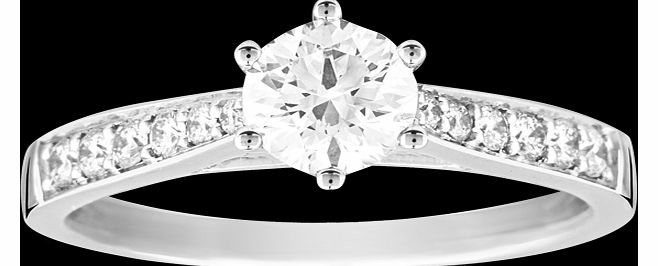 Goldsmiths Brilliant Cut 0.82 Total Carat Weight Solitaire